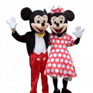 Disney-Maskottchen Mickey Mouse / Minnie Mouse