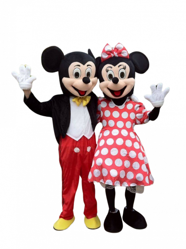 Disney-Maskottchen Mickey Mouse / Minnie Mouse