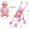 Babypuppen mit Kinderwagen – Bild 2