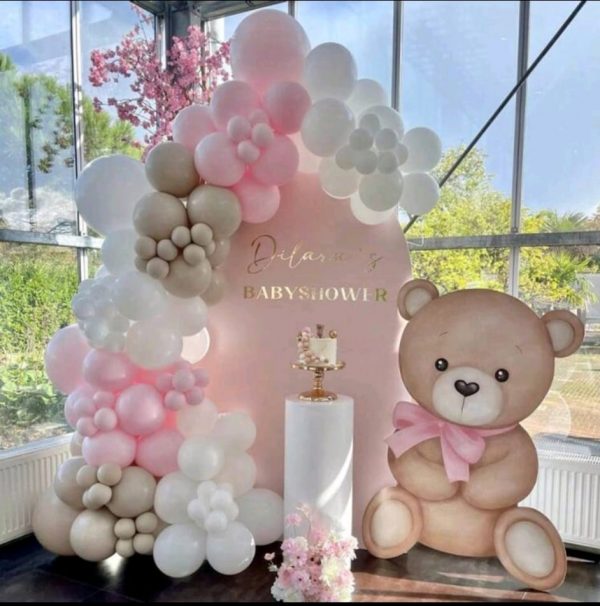 Ballonbogen mit Teddybär-Thema